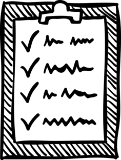 Clipboard Sketch Vinyl Cutting Svg File, Free Vectors File